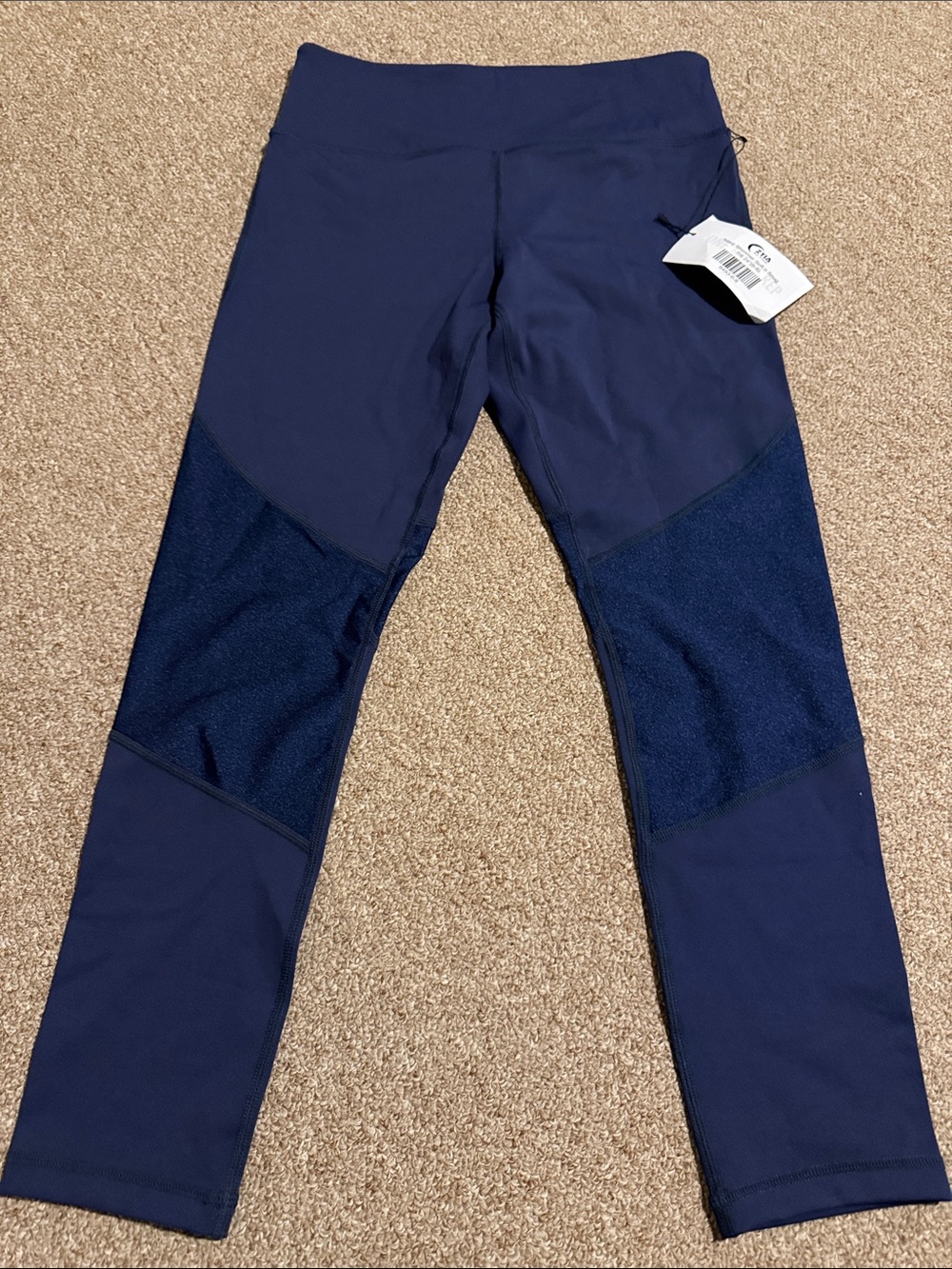 ZYIA Navy Blue Active Leggings size 6/8